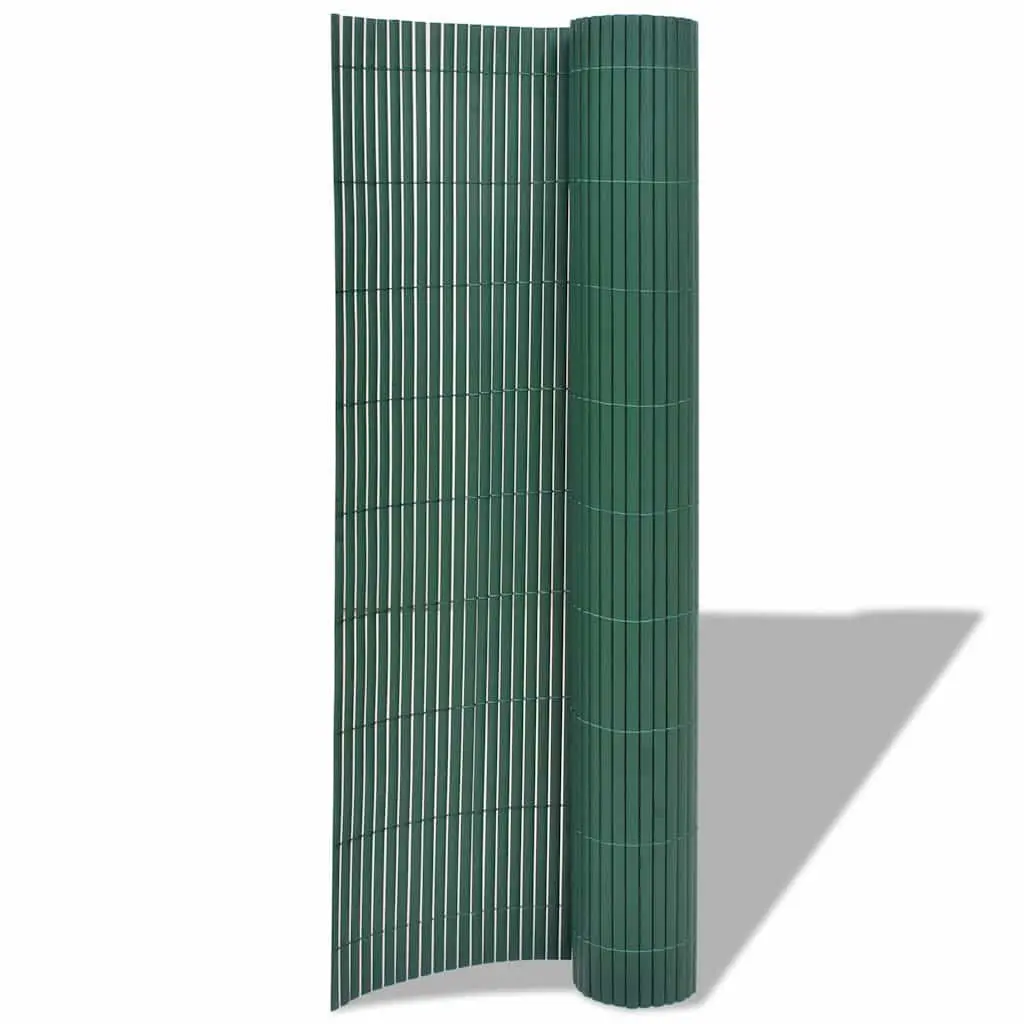 Garden Fence Panel Green 150 x 500 cm Outdoor Privacy Barrier PVC Enclosure