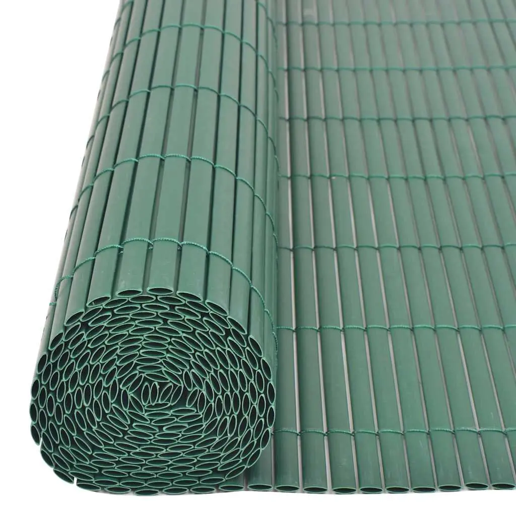Garden Fence Panel Green 150 x 500 cm Outdoor Privacy Barrier PVC Enclosure