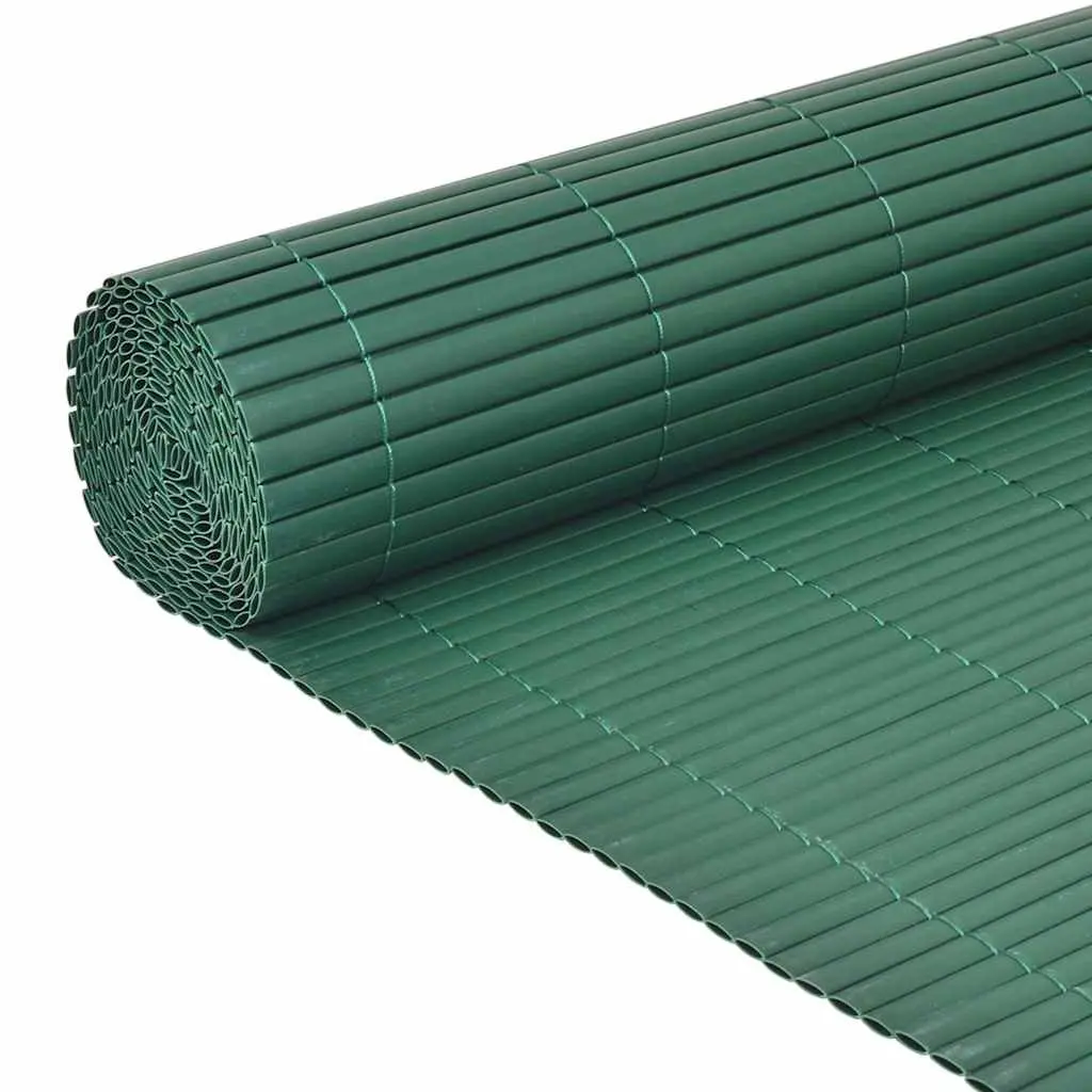 Garden Fence Panel Green 150 x 500 cm Outdoor Privacy Barrier PVC Enclosure