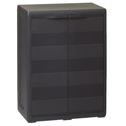 Black Garden Storage Cabinet for Smart Organization