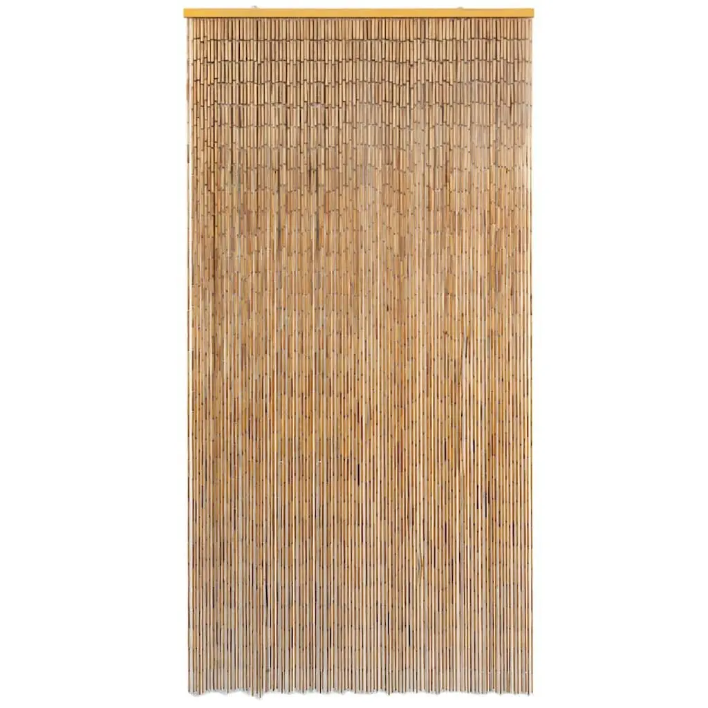 Bamboo Door Curtain Brown 100x200 cm Insect Privacy Screen