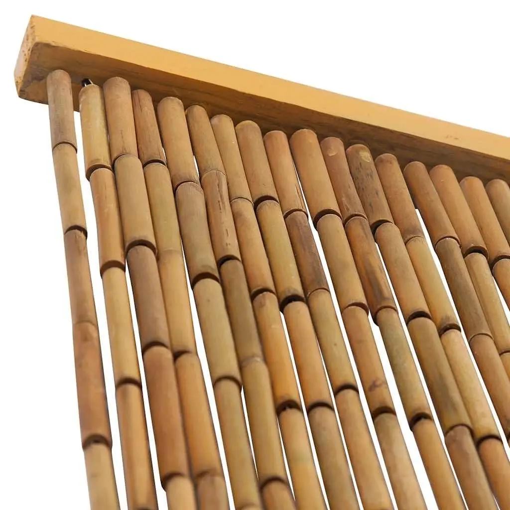 Bamboo Door Curtain Brown 100x200 cm Insect Privacy Screen