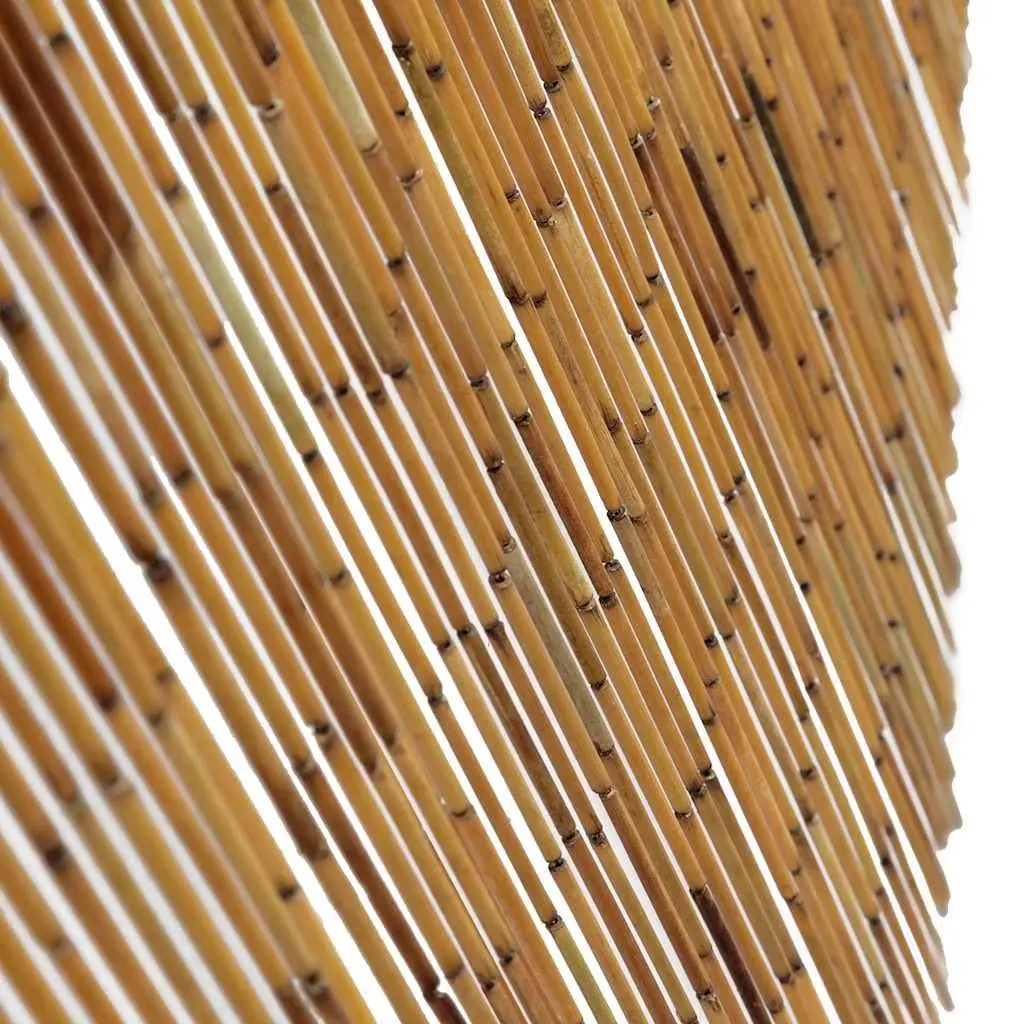 Bamboo Door Curtain Brown 100x200 cm Insect Privacy Screen