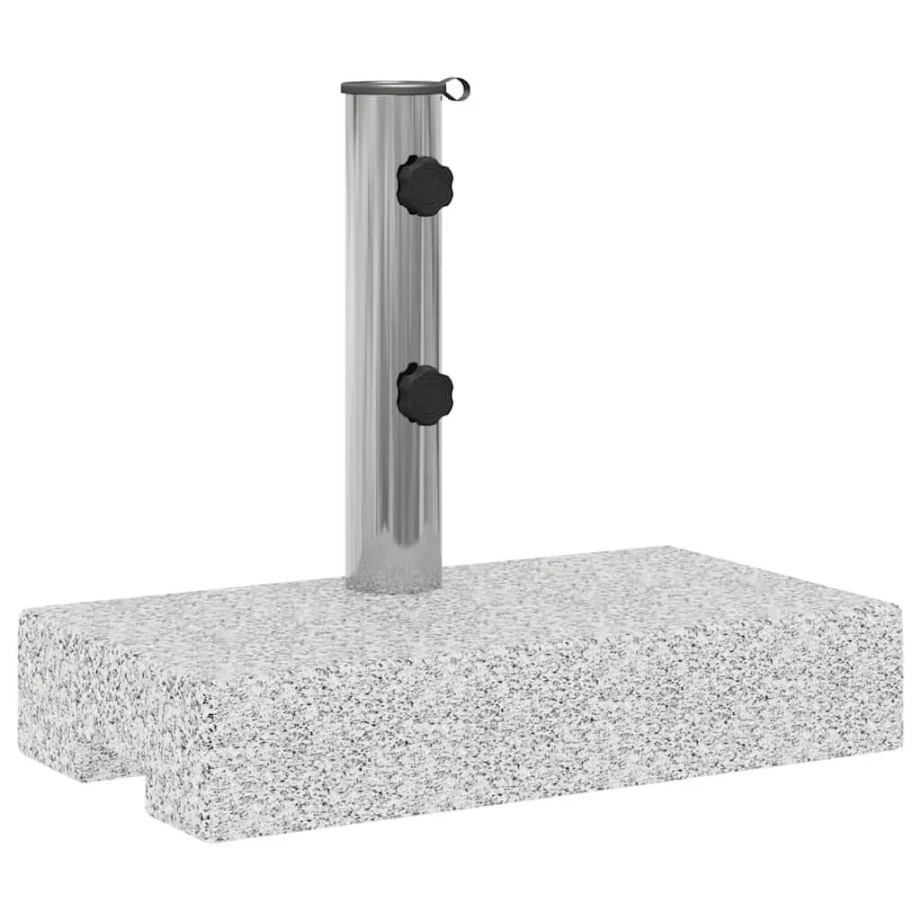 Granite Parasol Base Grey 25kg Heavy Duty Rectangular Outdoor Umbrella Stand