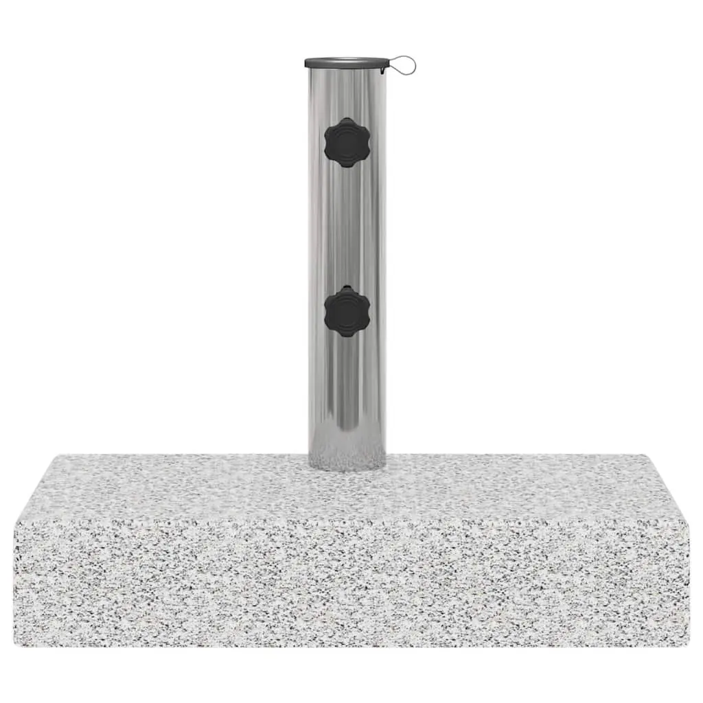 Granite Parasol Base Grey 25kg Heavy Duty Rectangular Outdoor Umbrella Stand
