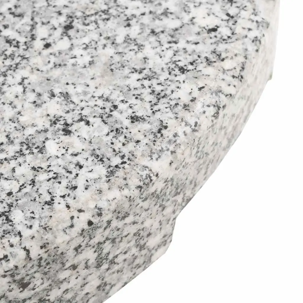 Granite Parasol Base Grey 20 kg Stable Outdoor Umbrella Holder