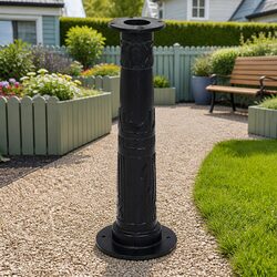 Garden Hand Water Pump Stand Cast Iron 67cm Height Mounting Holes Support