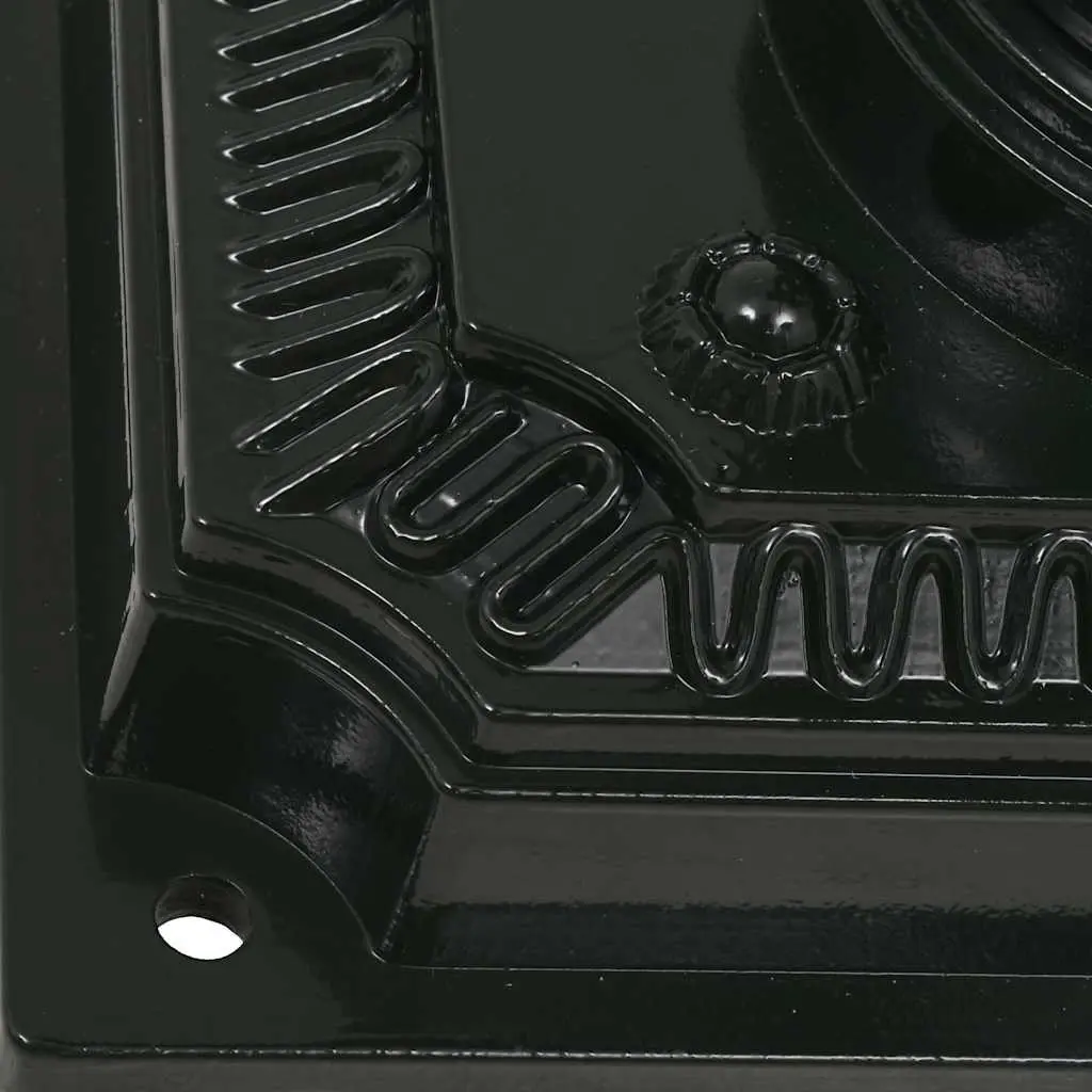 Pedestal Letterbox Green Vintage Style Outdoor Decoration Lockable Door