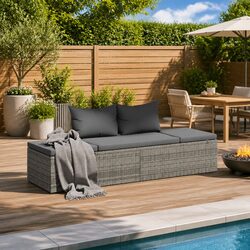 Grey Lounge Bed: Comfortable and Durable Outdoor Furniture