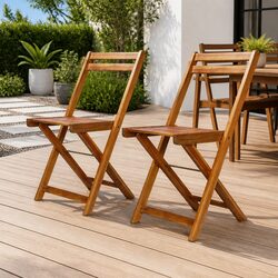Compact Outdoor Bistro Chairs Set – Functional and Stylish