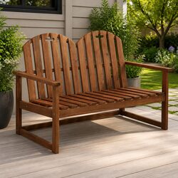 Compact Wooden Garden Bench 110cm for Relaxing Moments