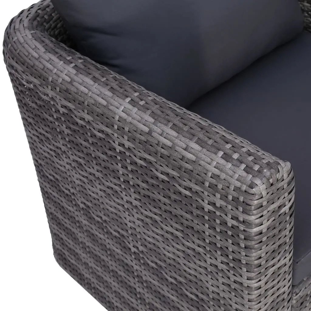 Grey Garden Chair with Cushions for Easy Use