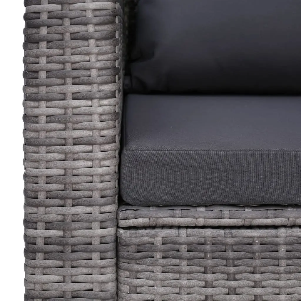 Grey Garden Chair with Cushions for Easy Use