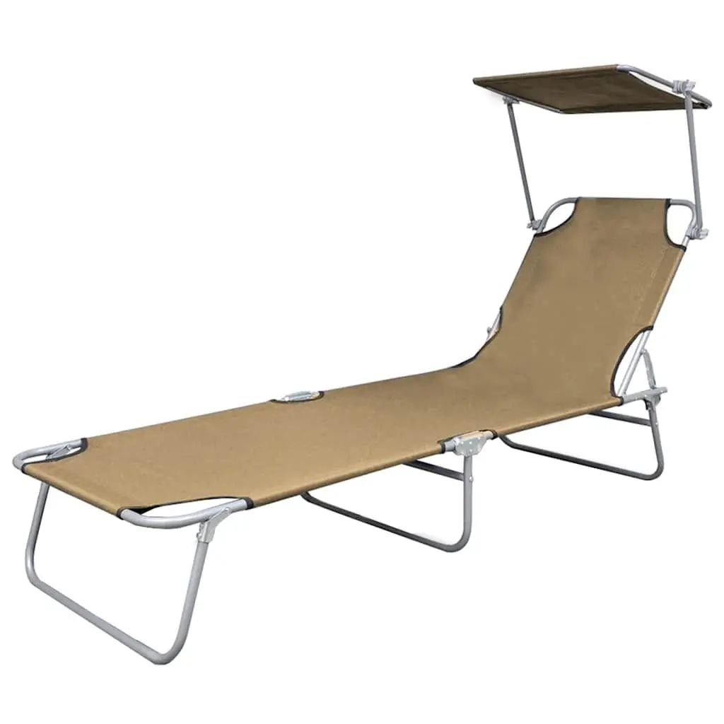 Sun Lounger with Canopy