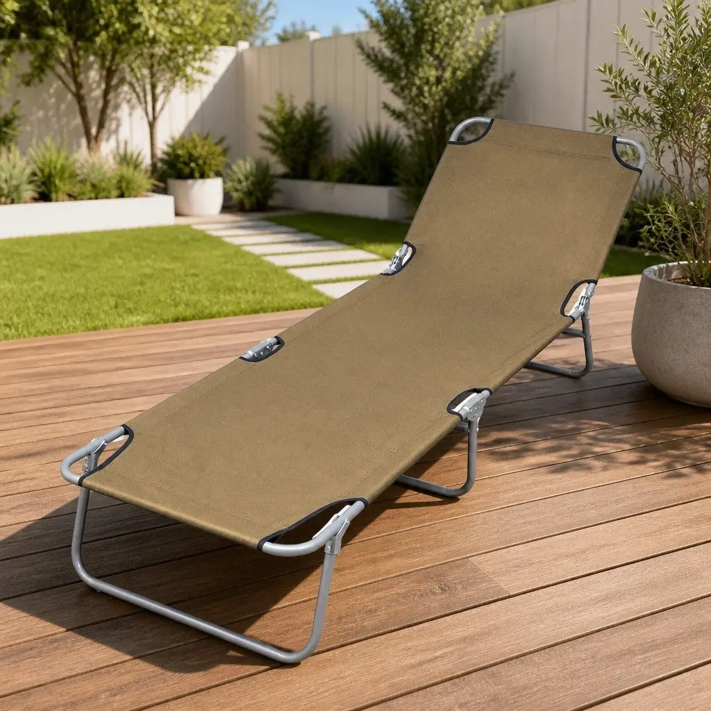 Adjustable Sun Lounger for Easy Relaxing