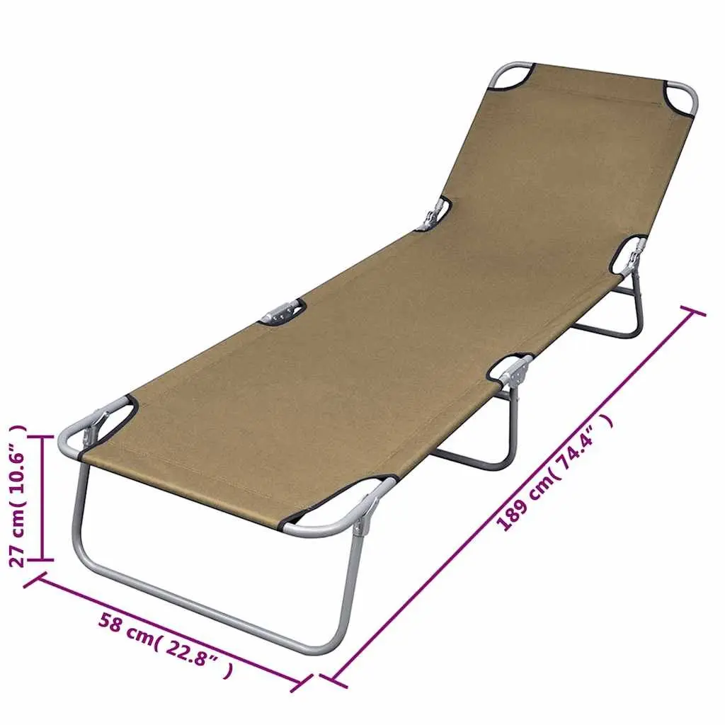 Adjustable Sun Lounger for Easy Relaxing