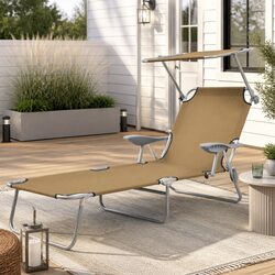 Compact and Adjustable Sun Lounger for Every Space