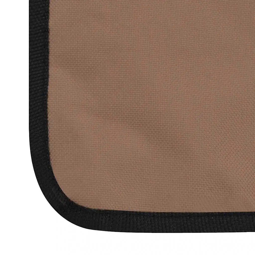 Folding Beach Mats 2 pcs Steel Frame Fabric Backrest Sun Lounger Chair Set