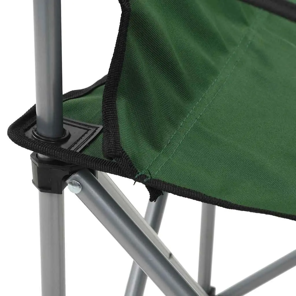 Camping Table and Chair Set 3 Pieces Folding Lightweight Portable Outdoor Furniture Steel Frame Weather Resistant