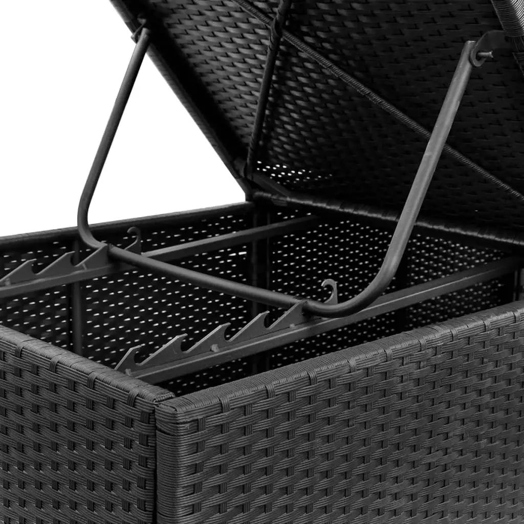 Black Sun Lounger for Relaxation