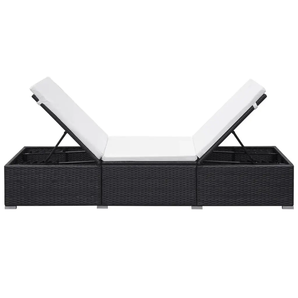 Black Sun Lounger for Relaxation
