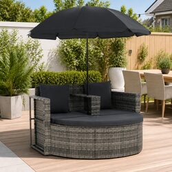Compact and Chic 2 Seater Outdoor Garden Sofa Set