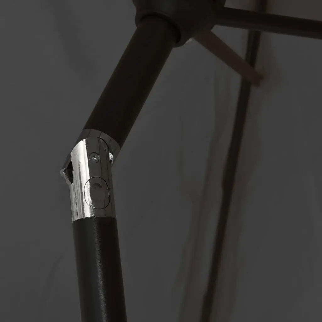 Garden Parasol Anthracite 300cm UV Protective Tilt Crank Shade