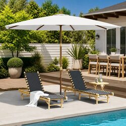 Compact 350cm Garden Parasol with Quality Build