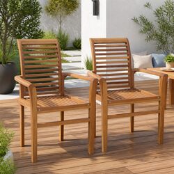 Chic Stacking Dining Chairs - Perfect for Any Space