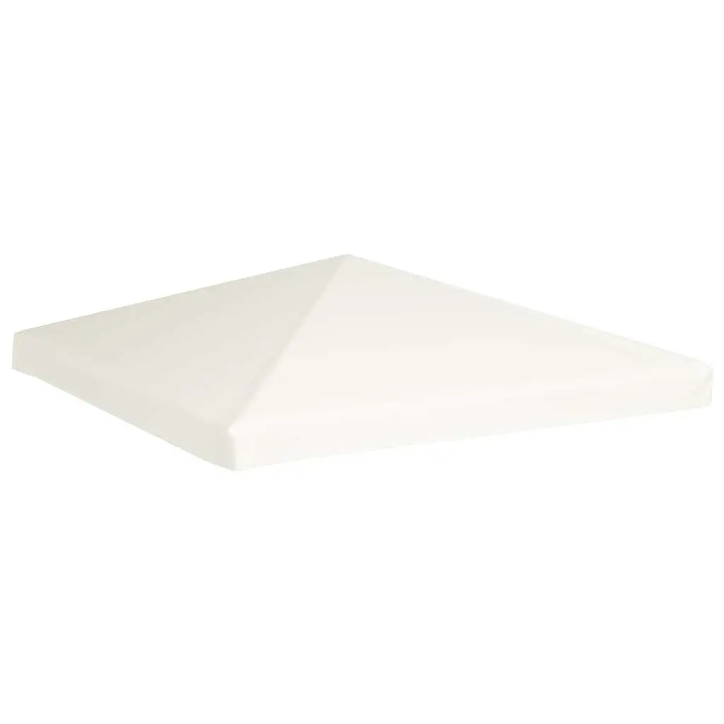 Gazebo Top Cover White 3x3m Water-resistant Polyester Canopy for Outdoor Garden Patio Roof