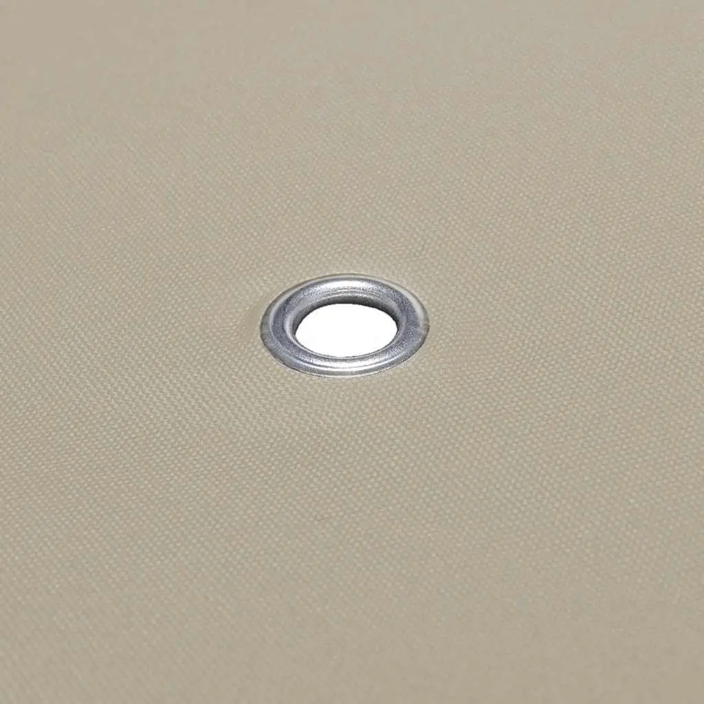 Gazebo Top Cover Beige 3x3 m Water Resistant Polyester Fabric Replacement Sunshade Roof Panel