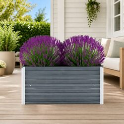 Compact Raised Garden Bed Planter Box for Outdoor Use
