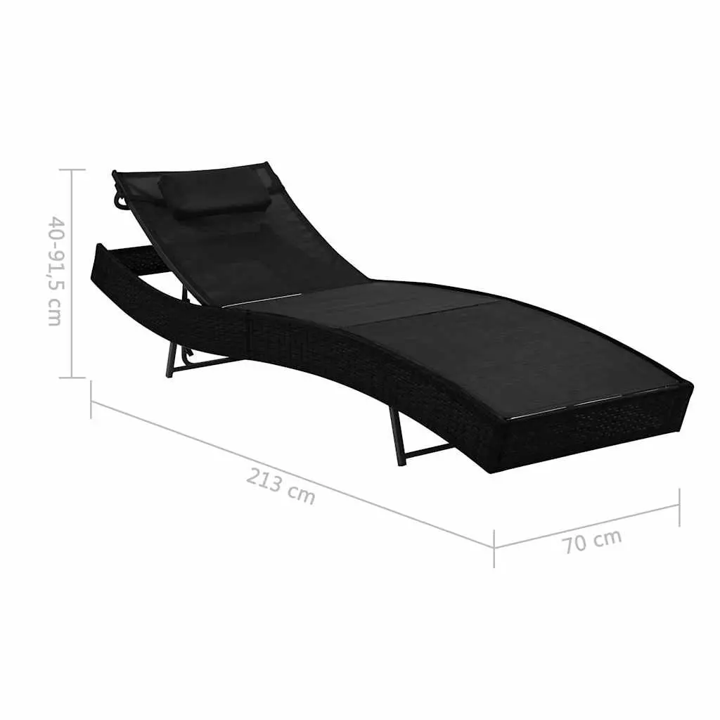 Sun Loungers Set for Outdoor Use