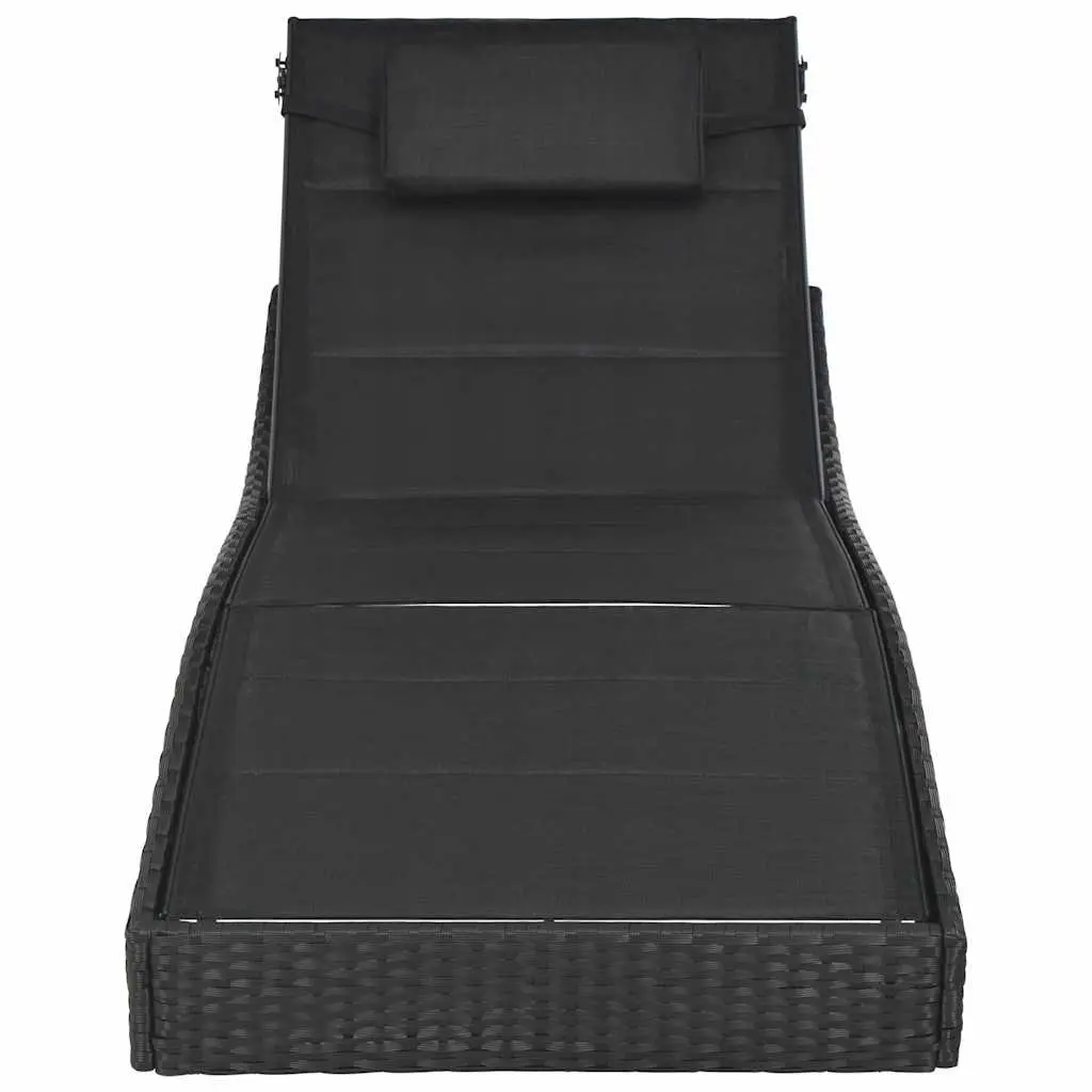 Rattan Sun Lounger with Easy Assembly