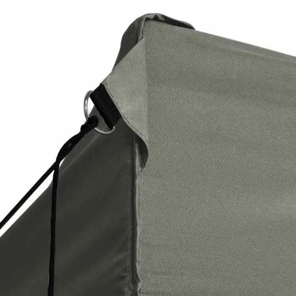 Foldable Pop-Up Tent Anthracite 3x4.5m Heavy-Duty Steel Frame Water and UV Resistant Oxford Fabric Roof