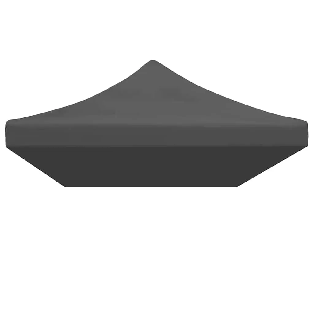 Party Tent Roof Anthracite 3x6 m UV and Weather Resistant Replacement Canopy Top