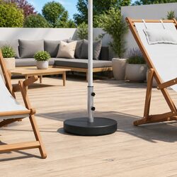Granite Umbrella Stand - Stable and Secure 28.5kg
