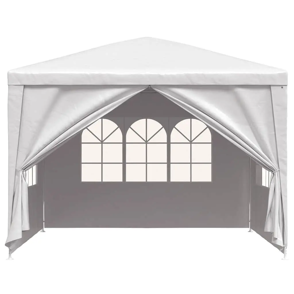 Party Tent White 3x3 m Outdoor Canopy Gazebo with UV and Water Resistant Fabric and Rust Resistant Steel Frame