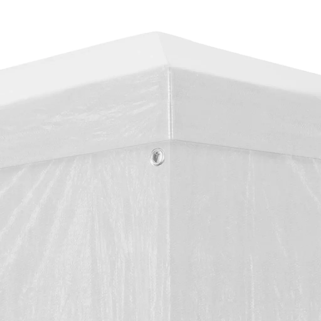Party Tent White 3x3 m Outdoor Canopy Gazebo with UV and Water Resistant Fabric and Rust Resistant Steel Frame