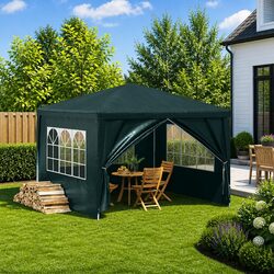 Compact 3x3m Green Party Tent for All Occasions
