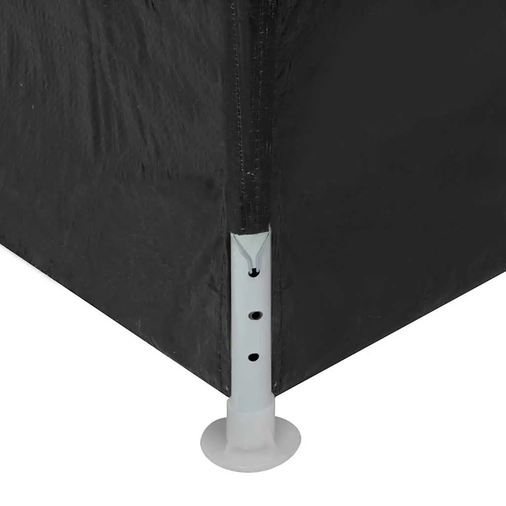 Party Tent Anthracite 3x12 m Outdoor Gazebo with Side Panels and Doors