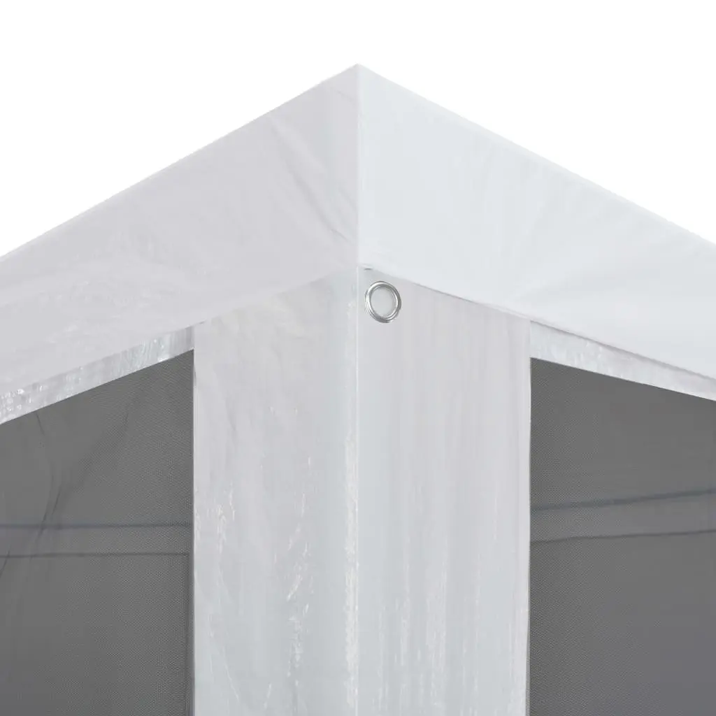 Party Tent White 3x3m Outdoor Canopy Gazebo with Mesh Sidewalls