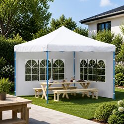 Concise and Durable Party Tent Sidewall Panels with Windows