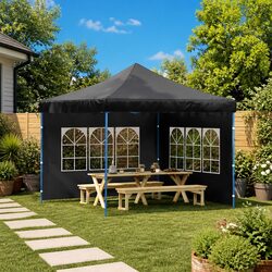 Compact and Reliable Marquee Tent Sidewalls with Windows