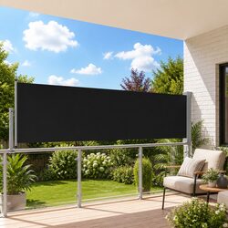 100 x 300 cm Retractable Side Awning for Your Patio