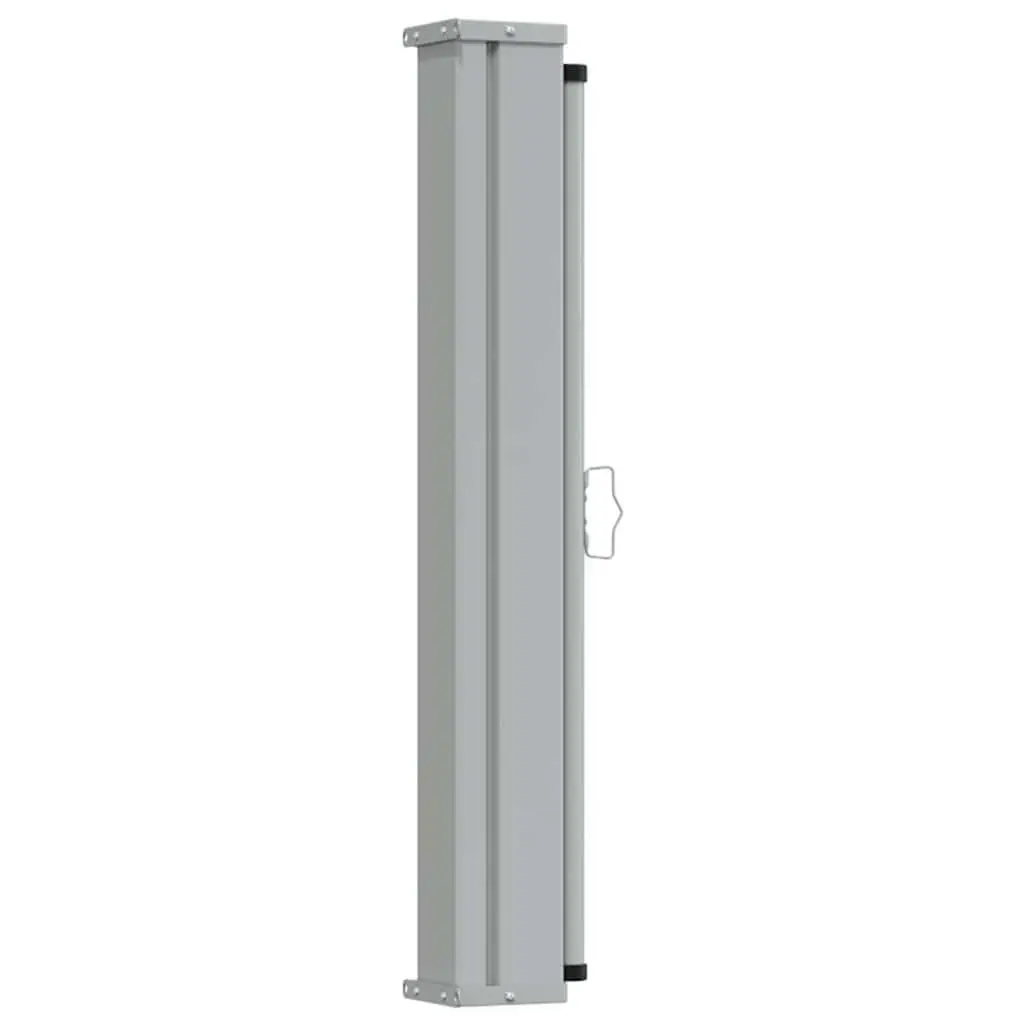 Retractable Side Awning Grey 100 x 300 cm Privacy Screen Outdoor