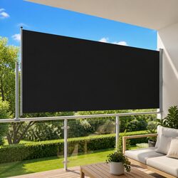 Stylish Side Awning 160 x 300 cm for Outdoor Areas