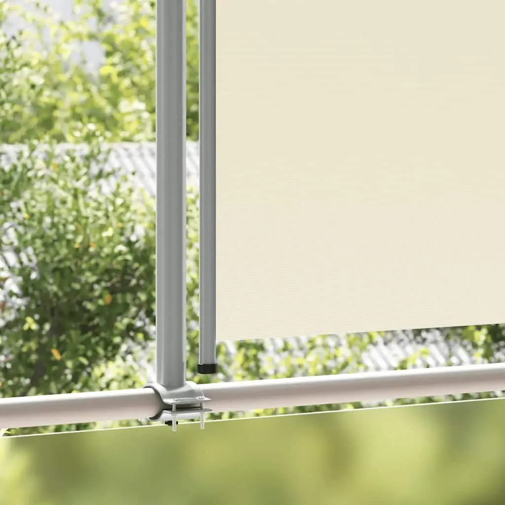 Retractable Side Awning Cream 160 x 300 cm Outdoor Sunshade Privacy Screen