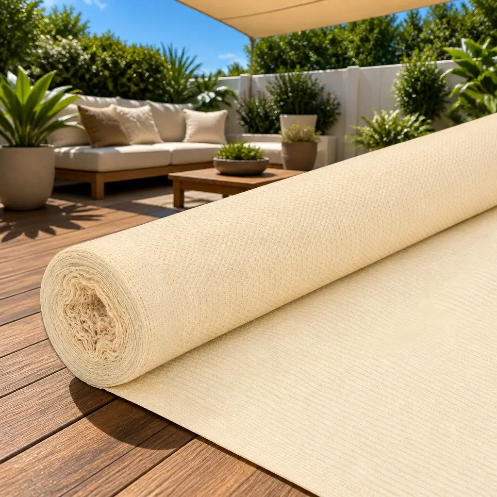Privacy Net Beige 1.5x10m Outdoor Shade for Garden Balcony Patio Sun Protection