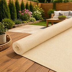 Privacy Shade Net Outdoor Garden Balcony Patio Screen Panel Beige 2x25m
